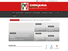 Tablet Screenshot of prichihuahua.org.mx